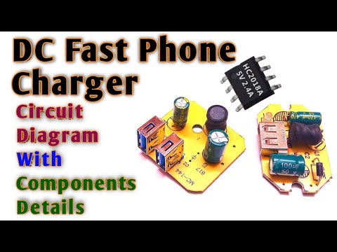 DC Fast Phone Charger Circuit Diagram With Components