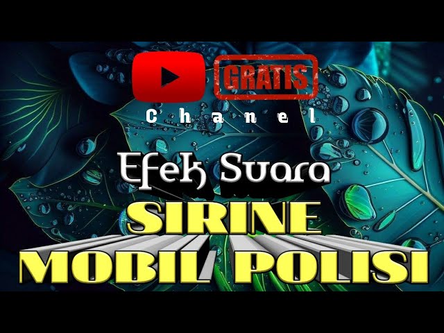 Efek Suara Sirine Mobil Polisi class=