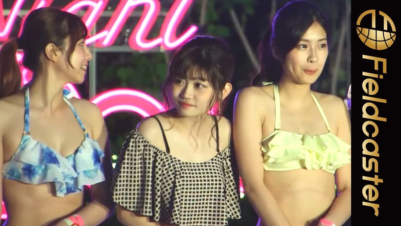 100人の水着cancam読者を前にちゅうえいもダイブ Cancam Tokyo Prince Hotel Night Pool Youtube