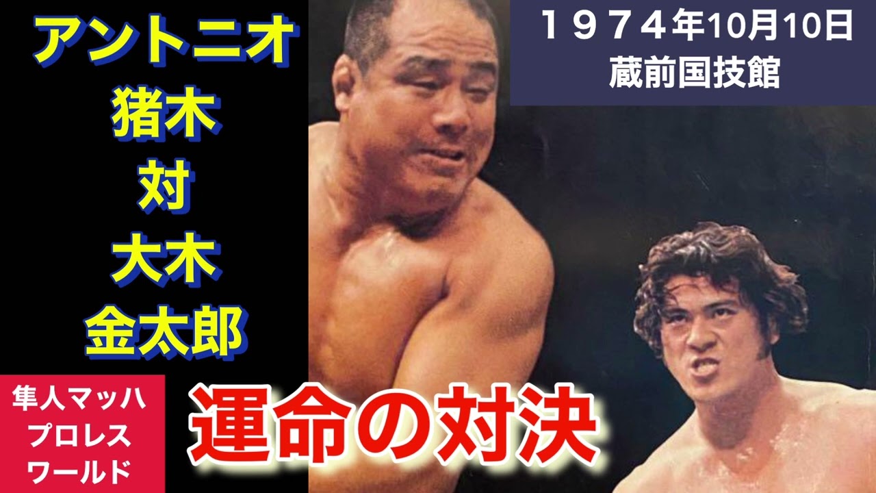 アントニオ猪木 VHS ビデオ 名勝負十番 大木金太郎 長州力