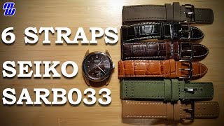 Six Different Straps on the Seiko SARB033 Make It Even More Amazing!