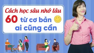 60+ từ vựng tiếng Anh cơ bản quan trọng nhất ai cũng phải thuộc - Học tiếng Anh giao tiếp Online