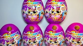 New ZURU Rainbocorns WILD HEART Surprise plushie opening ASMR NO TALKING