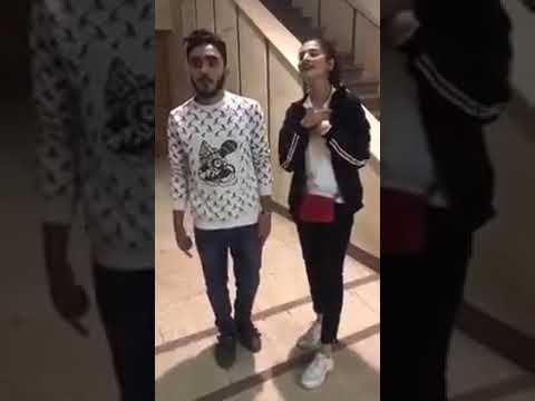 بنت بتغني علي مهرجان انا جدع لو خس جسمي كفاية اسمى جامد فشخ