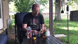 Jason drinks Beef Fizz