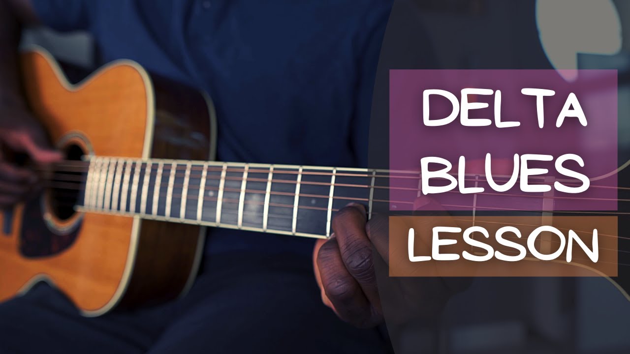 Delta Blues Acoustic Fingerstyle Guitar Lesson /With Tabs YouTube