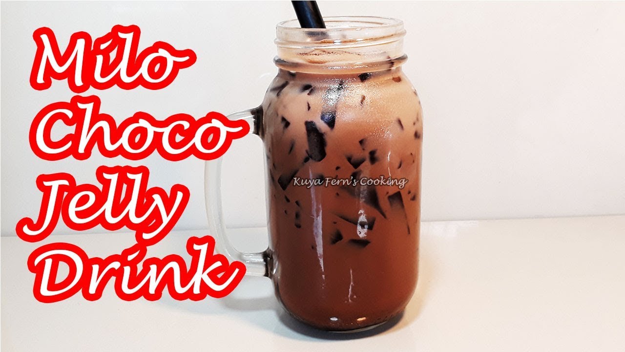 THE EASIEST MILO CHOCO JELLY DRINK RECIPE BUDGET FRIENDLY SUPER