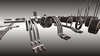 Modular Sci-Fi Set Wip 107 Blender 2.75a - Pipe elements