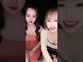 右の子のパンチラ配信！キャバ嬢でドレスの隙間から純白？
