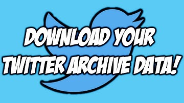 How to Download Twitter History Archive EASY ✅| Twitter Tutorials