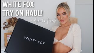 White Fox Boutique Try On Haul / + 30% Off Discount Code!