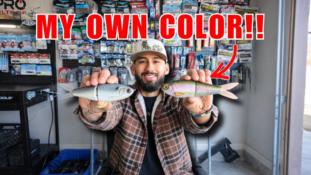 I’m Releasing My Own Glide Bait for Big Bass?!