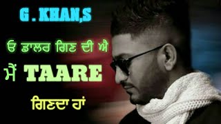 Taare | G Khan | New Punjabi Songs 2018 | Latest Punjabi Songs | By Music Track Chakde