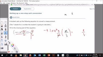 ALEKS: Setting up a one step unit conversion (1)