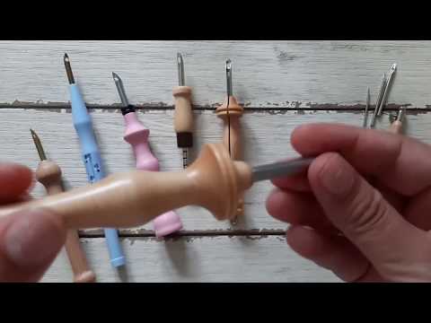 Tipos de agujas de Punch Needle (1ª parte)