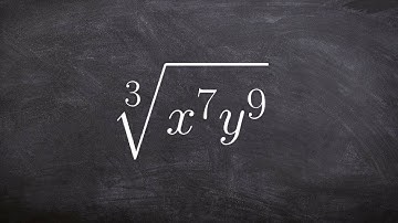 Learning how to use power rule to simplify the cube root of a number