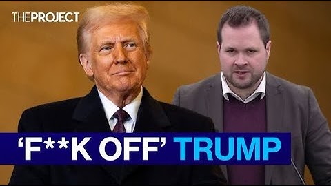 Danish MP Tells Trump To 'F*** Off' Over Greenland
