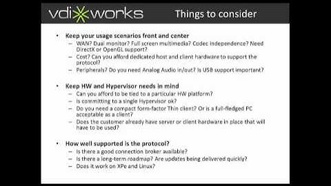 A deep dive into Remote Desktop Protocols and VDI - Presentation by Amir Husain,VDIworks