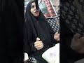 Umme laila sambhal zainab ko falak zehra rizvi  moharram 202223