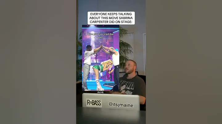 People Keep Talking About Sabrina Carpenter Doing This Move On Stage #shorts #sabrinacarpenter