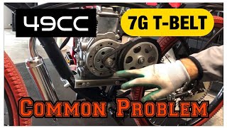 49cc 7G T-Belt Transmission Common Problem and Easy Fix