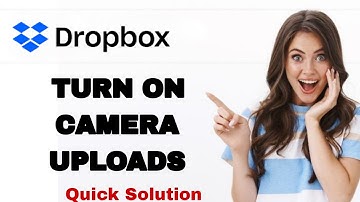 How To Turn On Camera Uploads On DropBox App | Step By Step