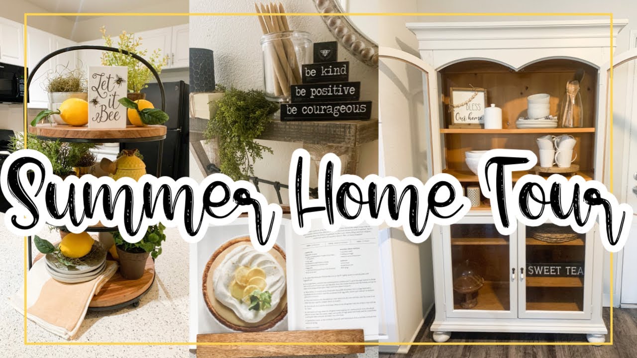 NEW! SUMMER HOME TOUR 2021 | FARMHOUSE DECORATING IDEAS FOR SUMMER!