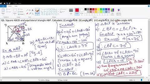 Class 9 Rectilinear Figures Ex 14B (part 2 of 3)