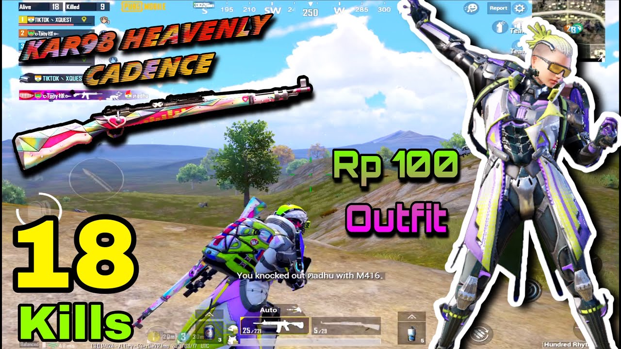 String Ensemble Set + Kar98 Heavenly Cadence First Match In New Season Pubg Mobile YouTube