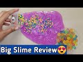 Big Slime Review😍|| Mixed Slime || Keerthi's Craft✓