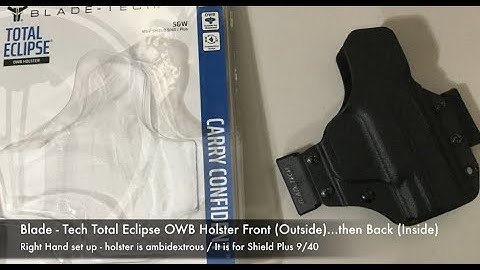 Blade - Tech OWB Holster - S&W Shield 9/40/Plus