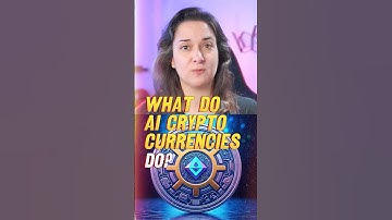 What Do AI Crypto Currencies Do👨‍💻