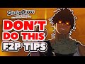 Huge f2p mistakes you cannot make when starting  black clover mobile