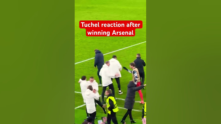 Tuchel reaction after Bayern winning Arsenal