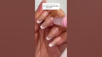 How to remove press on nails #ipsy