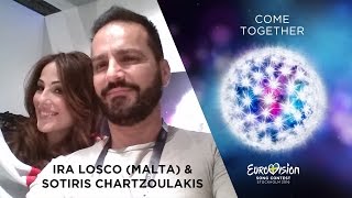 Ira Losco & Sotiris Chartzoulakis Interview for 12points.gr