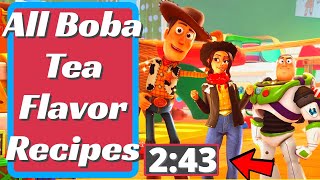 Famous All Boba Tea Flavor Recipes in Disney Dreamlight Valley Profile