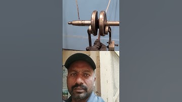 crankshaft alignment technique #crankshaft #automobile #mechanical #handmade #trending #satisfying