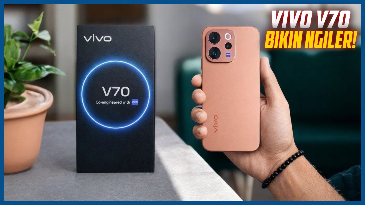 YAAMPUN CAKEP!! VIVO V70 ELIT RAM 12/512GB, IP69, 6500 MAH, SNAPDRAGON 7 GEN 4 #vivo