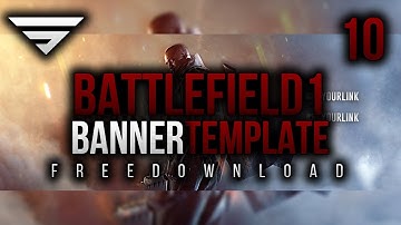 Battlefield1 Banner Template | FREE download | Seangraphicx