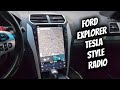 Showcasing a 14.4" Tesla Style Radio on a Ford Explorer!