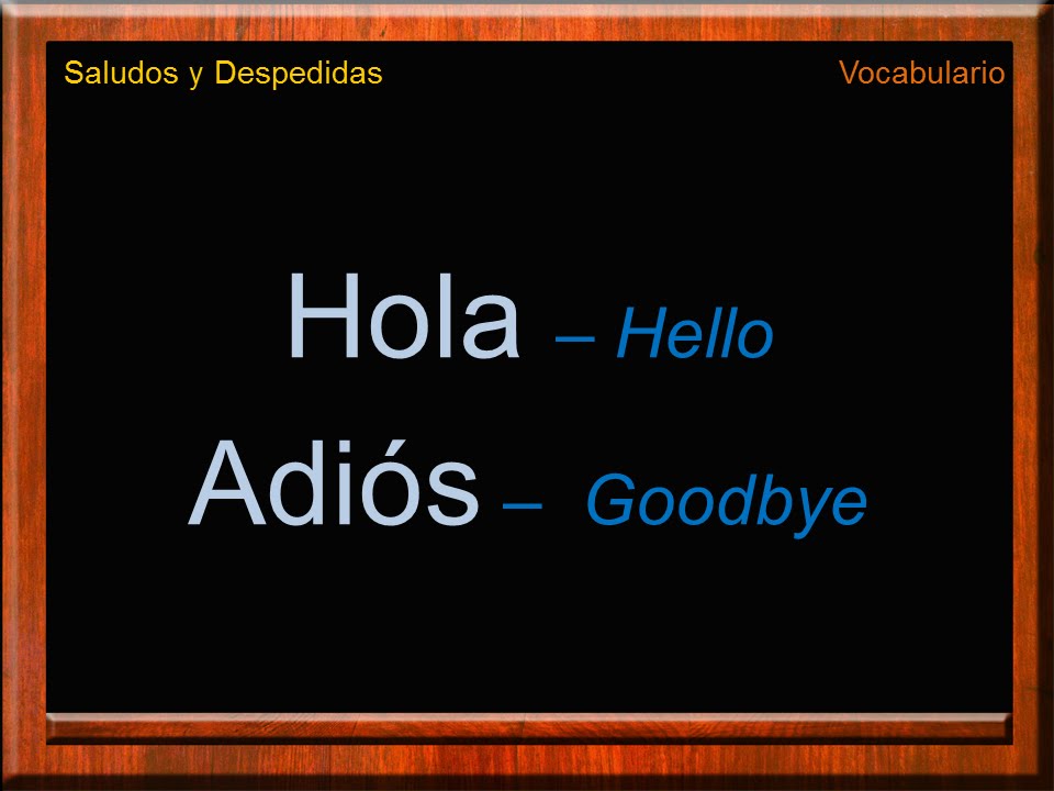 Greetings And Farewells In Spanish Saludos En Espanol Learn Spanish Free Spanish Classes Youtube