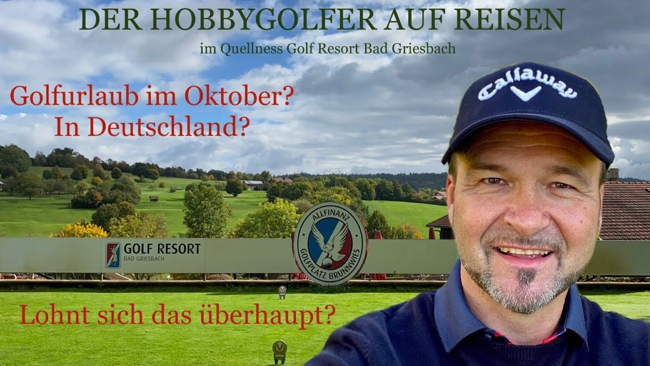 Golfurlaub im Oktober in Deutschland, lohnt sich das? In Bad Griesbach auf jeden Fall! ⛳️🏌🏼‍♂️