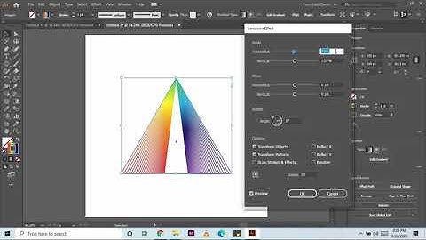 Rainbow Triangling | Triangle Illusion | How to make original multicolor triangle in illustrator CC