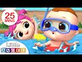 Swimming Song | Baby’s First Swim | Nursery Rhymes by Little Angel