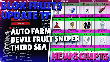 New Roblox Blox Fruits Script Hack / GUI Pastebin 2022 : Auto Farm, Devil Fruit Sniper