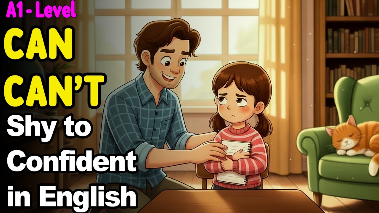 Speak English Confidently Even If You're Shy | Learn CAN & CAN'T