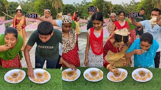 ছেলে vs মেয়ে ফুচকা খাওয়ার চ্যালেঞ্জ || Pani Puri Challenge Boy vs Girls