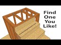 Seven Different Ways To Frame A Stairway Landing - Carpentry Tips For Home Builders