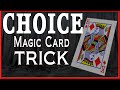 CHOICE Impromptu Card Trick - Easy No Skill Card Trick with ANY deck of cards